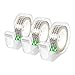Amazonbasics Double Sided Tape with Dispenser, Narrow Width, Engineered for Bonding, 1/2" x 7 yds., 3/Pack Caddy