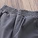 Cargo Pants Boys Middle Large Children's Casual Fashion Elastic Waist Outdoors Windproof Pants Pockets for Kids Z-616 Gray