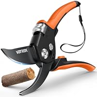 VOTREK® 8.5 Garden Secateurs for Weak Hands, Professional Bypass Pruner