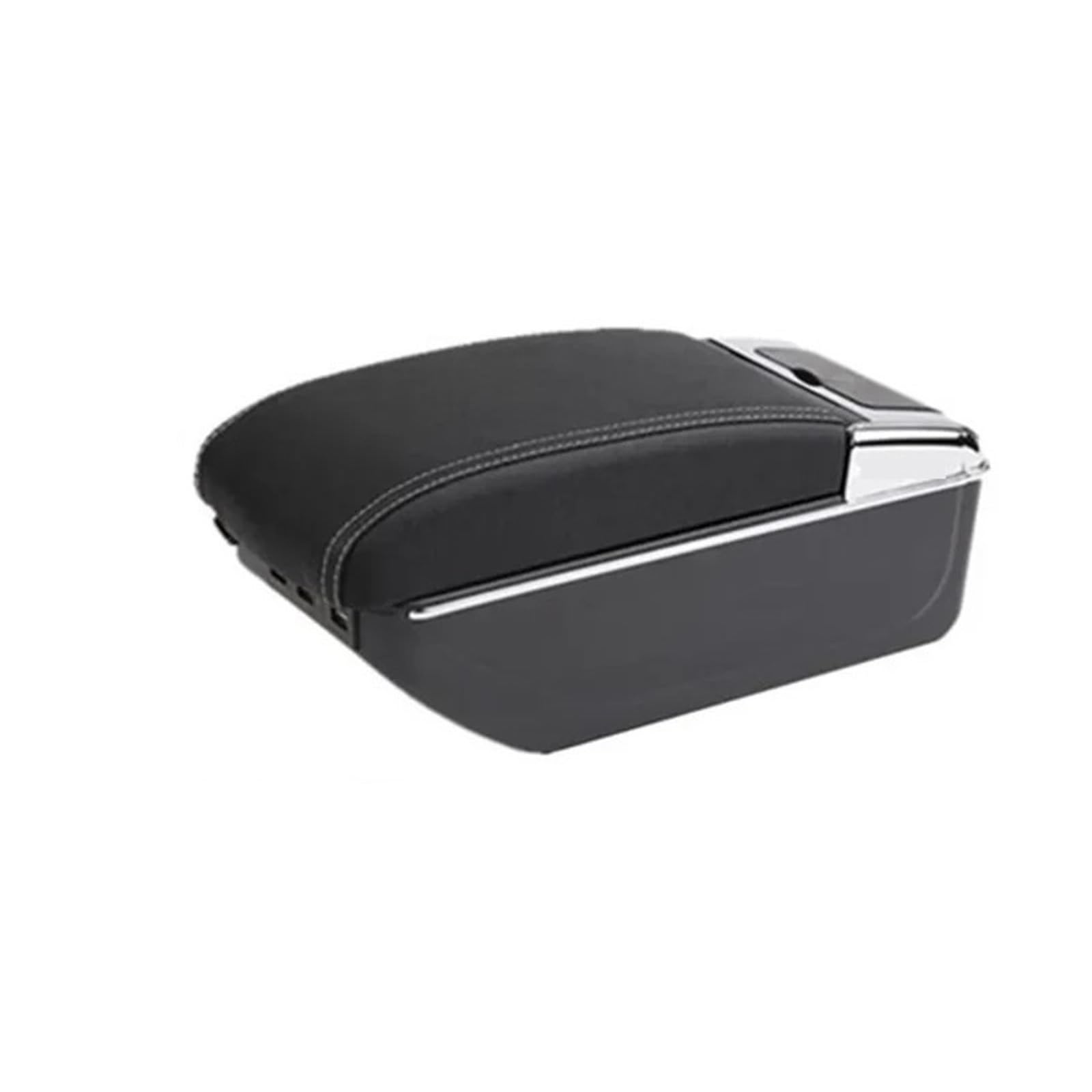 Umdjju C3 White Line 7Usb For Peugeot 207 Car Armrest Box Central Storage Interior Dedicated Retrofit Accessories Car Centre Console Armrest Box(C3 White Line 7Usb)