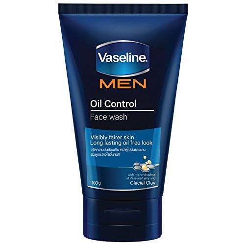 VASELINE MEN OIL CONTROL FACE WASH 100G.