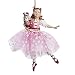 Kurt Adler Dancing Clara Christmas Ornament,Pink