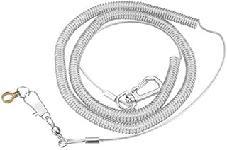 AYNEFY 6m Bird Flying Rope Parrot Bird Anti-bite Outdoor Flying Training Traveling Walking Rope Pet Bird Leash Kits Random Color (Foot Ring Dia. 8.5mm)