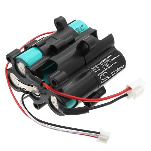 Batterie de rechange pour Dirt Devil BD30025, BD30025B, BD30225, Quick Flip Plus Cordless 16 Vo PN:Dirt Devil 130438001 2500 mAh / 37,0 Wh