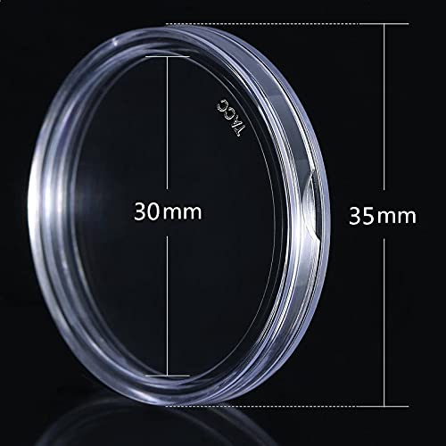 Capsulas para monedas 30mm pack 100 piezas miniatura 2