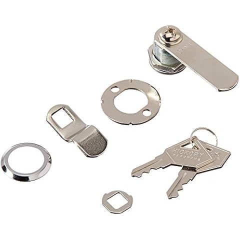 First Watch Security 1358 Cabinet & Drawer 5/8" Utility Cam Lock Chrome Finish Cover