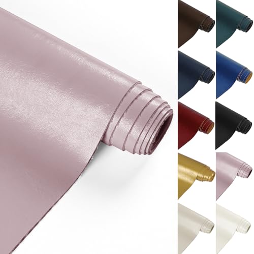 Tissu en similicuir idéal pour créer votre sac à main et votre portefeuille rose