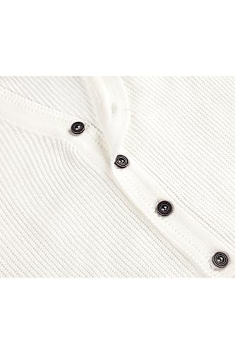 Image of Lilax Baby Boys Basic Long Sleeve V-Neck Classic Knit Cardigan Sweater