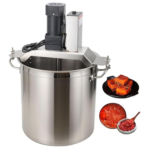 LYJIANGXIN Mélangeur Électrique Automatique 40L/80L - Machine Commerciale à Sauce avec Cuiseur-Mélangeur INOX pour Fond de Soupe, Assaisonnements,...