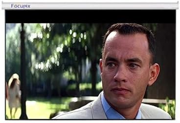 Focupix Flexio 16:9 Electric Projector Screen w/ Dual Remote - 84" - Elegant White