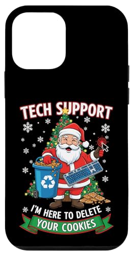 Christmas Tech Support Here to Delete Funny Cookies Christmas Coque pour iPhone 12 Mini