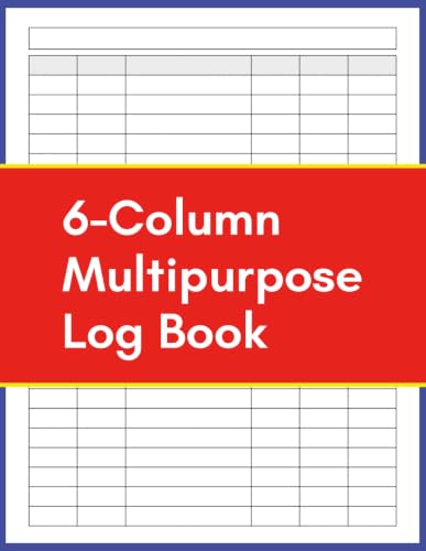 6-Column Multipurpose Log Book: Large Customizable Record Keeper for Inventory, Tracking, Data Collection, Business Records, Maintenance Logs, and Personal Organization image 2
