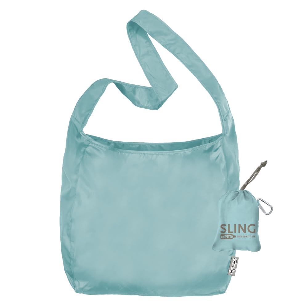 ChicoBag Sling rePETe + Refine | Eco-friendly Messenger-Style Reusable Tote Bag