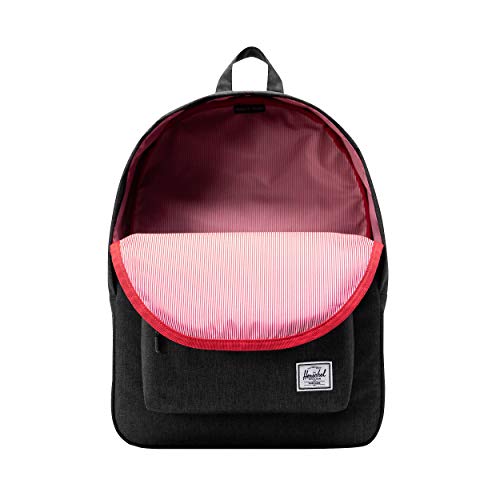 Image of Herschel Classic Backpack, Black Crosshatch, Classic 24.0L