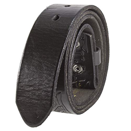 Image of Gelante Genuine Full Grain Leather Belt Strap without Belt Buckle