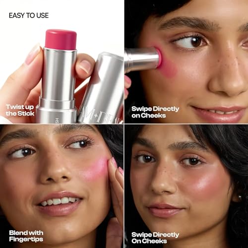 Image of Dream Beauty Nebula Cream Blush - Pelican Petal | Dusky Pink 3-in-1 Tint for Cheeks, Lips & Eyes | Dewy Finish | Hand Blendable, Lightweight & Buildable | 7.5g
