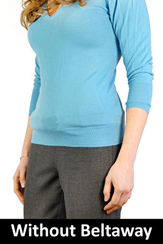 Beltaway Flat Buckle No Show Adjustable Belt, The Virtually Invisible Belt (Plus Size (16-4X), Black) - Thumbnail 2