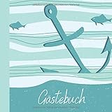  Gästebuch: Gästebuch quadratisch für Feriengäste im Ferienhaus / Ferienwohnung / Pension oder im ... Geschenk zur Eröffnung für Ferienhausbesitzer