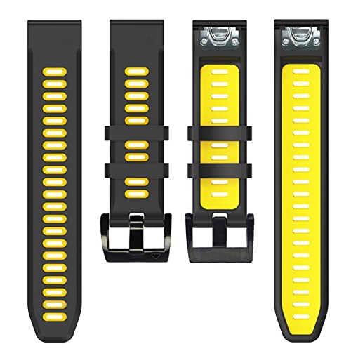 Bracelet silicone Garmin Correa 22mm 26mm souple et résistant agate