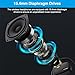 eppfun Open Ear Bluetooth Headphones with Mic,Noise Cancelling Multipoint Connect Bluetooth 5.4 Headset, Meeting Wireless Headset for Work, Driving, Running, Workouts.