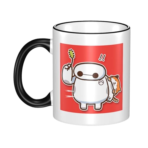 マグカップ ベイマックス かわいい アニメ コーヒーカップ 陶器マグ 耐熱 耐冷 大容量 330ml セラミック カップ 電子レンジ対応 コップ ファッション 人気 ギフト