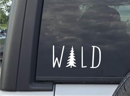 LEENAE Wild Outdoor Decal Vinyl Bumper Sticker Camping Hiking for