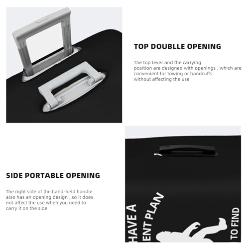 Travel Luggage Cover Yes I Do Have A Retirement Plan Bigfoot Fashion Washable Baggage Suitcase Protector Fit For Luggage Large4