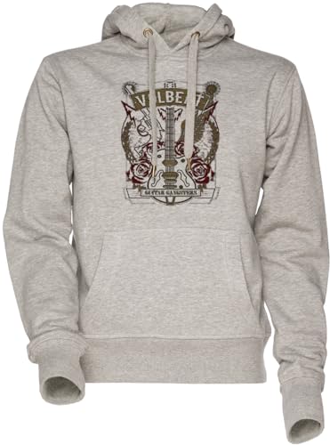 Sweat Volbeat gris parfait pour les concerts et les festivals de musique