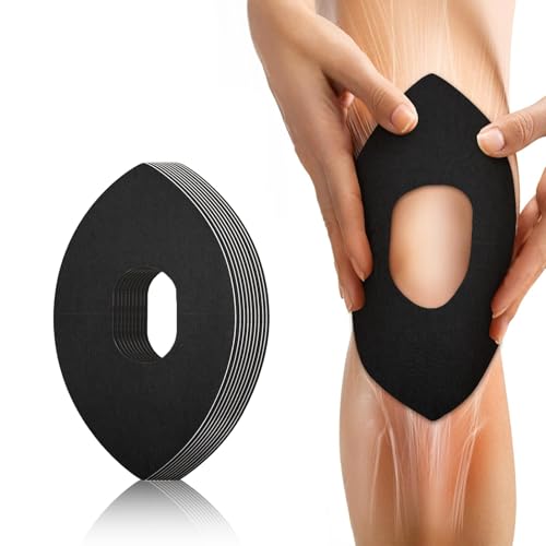 ARTGUTS 10 nastri kinesiotapes Precut, impermeabili e resistenti al sudore, elastici per alleviare il dolore al ginocchio e la stabilità del ginocchio, nastro sportivo per fitness, corsa, pallavolo