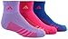 adidas Girls Cushion Quarter Socks (Pack of 3)