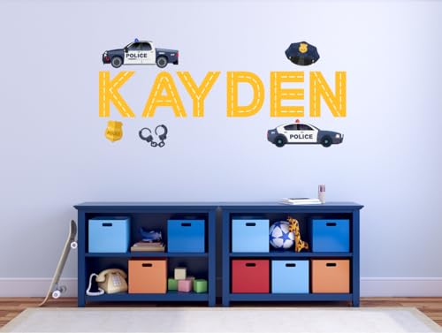 Vinilo Decorativo Policía para Habitación Infantil miniatura 4