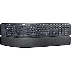 Teclado K860 Logitech ERGO K860 Teclado Inalámbrico, Disposición QWERTZ Alemán, Gris