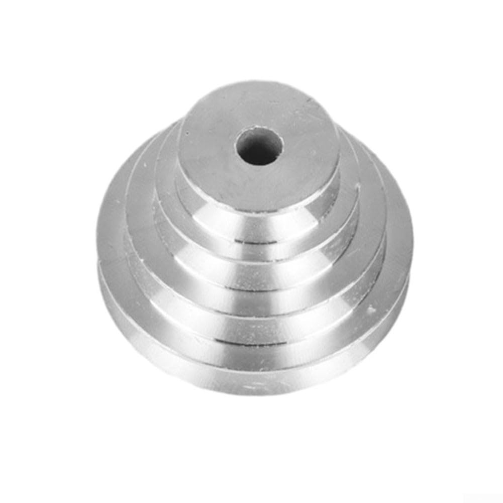 Pagoden-Riemenscheibe Für Tischbohrmaschine – Aluminium, 5 Stufen, 14 Mm/22 Mm Loch, Für A-Keilriemen – Geschwindigkeitsregelung