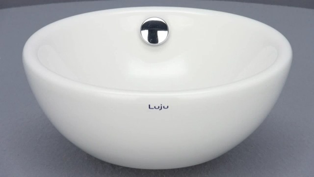 Amazon | カクダイ リュウジュ 丸型手洗器 493-018 | 洗面台・洗面ボウル
