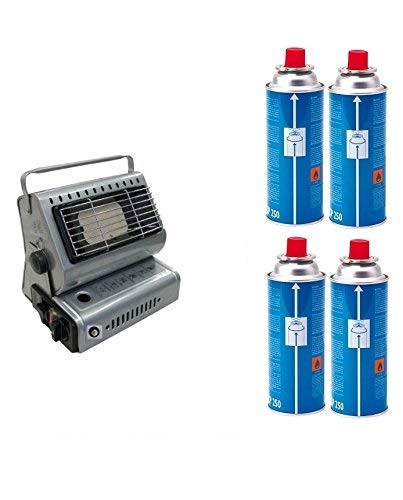 ALTIGASI Prime Stufa STUFETTA A Gas Portatile Doppio Attacco GPL/BUTANO + 4 bombolette a Gas