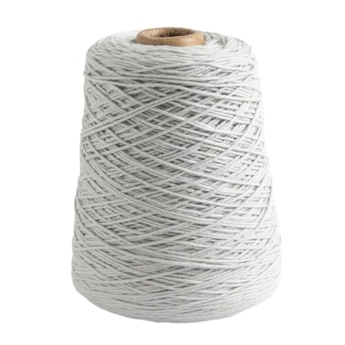 Image of Knit Picks Dishie Blue Worsted Weight 100% Cotton Yarn for Dishcloths | 400g cone of soft solid colored knitting yarn in Clarity color for crocheting, machine washable.