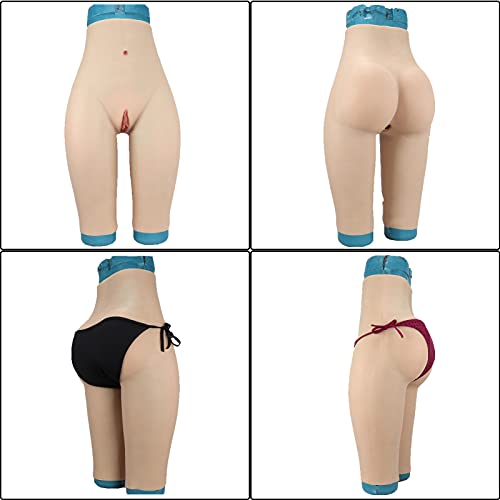FSYH SilikonhöSchen GefäLschte Vagina Shorts Gesäß HüFten Body Shaper Enhancer füR Crossdresser Transgender Cosplay,Weiß,Type~2 – Bild 3