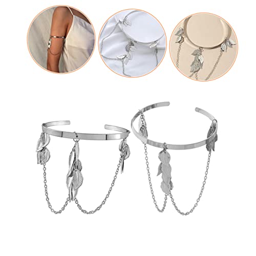 Pulsera con lazo para mujer y collar de aleación elegante 7
