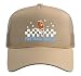 Football Cousin Groovy Football Player Cousin Trucker Hat with Adjustable Mesh Back, Khaki