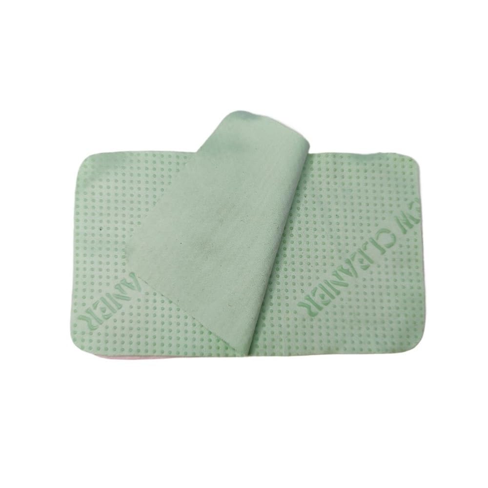 10 toallitas antideslizantes de microfibra para gafas, tamaño pequeño, color gris y marrón, para limpiar lentes, cámara, reloj de pulsera (10 verde)