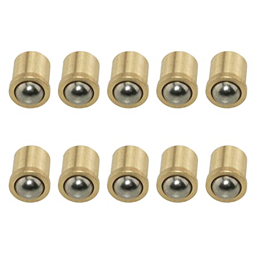 ZCZQC 10PCS 5x6mm Spring Loaded Ball Catch Latch Lock for Door Cabinet Closet