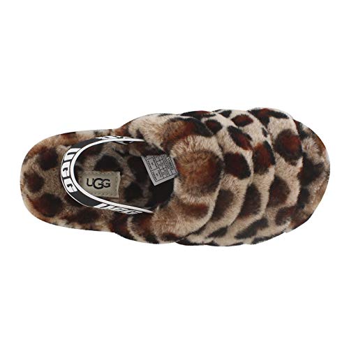 UGG Fluff Yeah Slide Leopard, Pantofoli Aperte sul...
