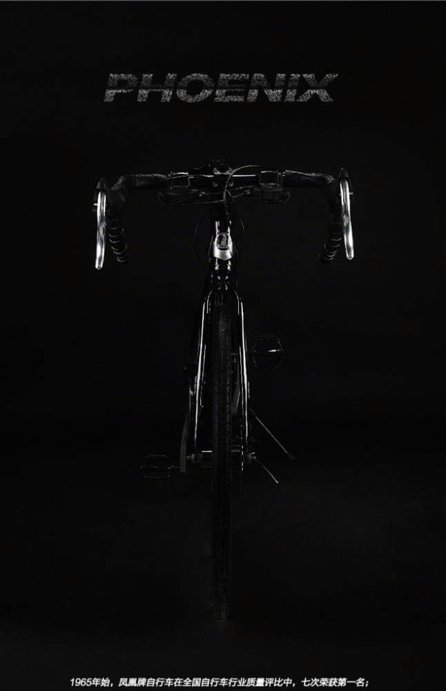 Bicicleta de Carretera 700C 21/27 Velocidades 26 Pulgadas Velocidad Variable Manillar Curvado Bicicleta Masculina Y Femenina Estudiante Coche Carreras de Carretera, B, Talla Única/C/Talla Única