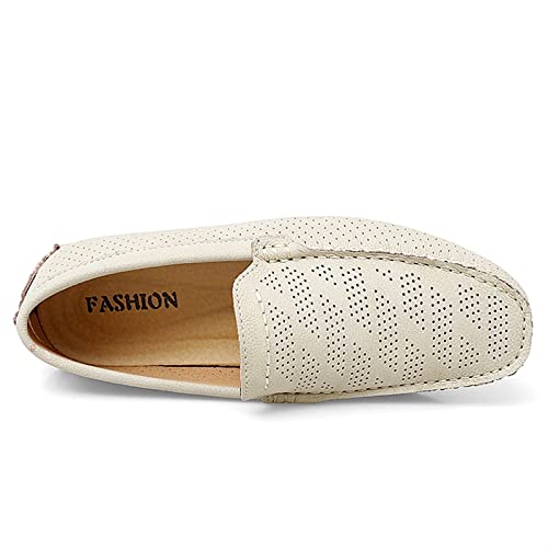 HOOENG Driving Moccasins Smoking Loafer for Men Breathable Lightweight Moccasins Shoes Lightweight Flexible Flat Heel Casual Slip On4