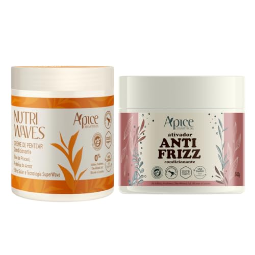 Apse Cosmetics, Kit Creme de Pentear Nutri Waves e Ativador Anti ...
