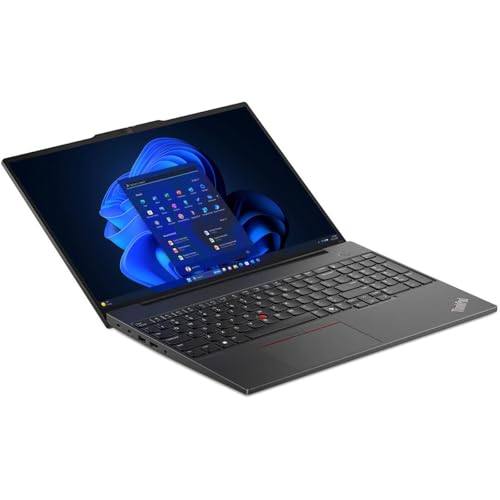 Image of Lenovo ThinkPad E16 Gen 2 - AMD Ryzen 7 7735U 16″ WUXGA IPS Laptop - 16 GB DDR5 - 512 GB NVMe SSD - AMD Radeon 680M - Windows 11 Pro - Wi-Fi 6E - HDMI 2.1 - Graphite Black