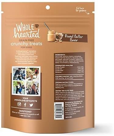 wholehearted dog training treats