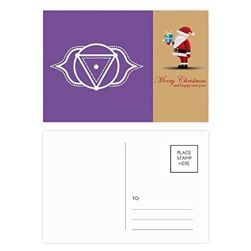 Cartes postales motif totem lot de 20 Noël triangulaire pour vœux