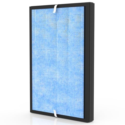 HP8 Replacement True HEPA Filter Compatible with SimPure HP8 Air Purifier, SP-HP8-RF, 1 Pack