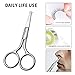 AsonTao Small Scissors With Round Tip Design - Professional Grooming for Hair, Eyelashes, Nose, Eyebrow Trimming, Mustache - Will Not Hurt the Nasal Cavity